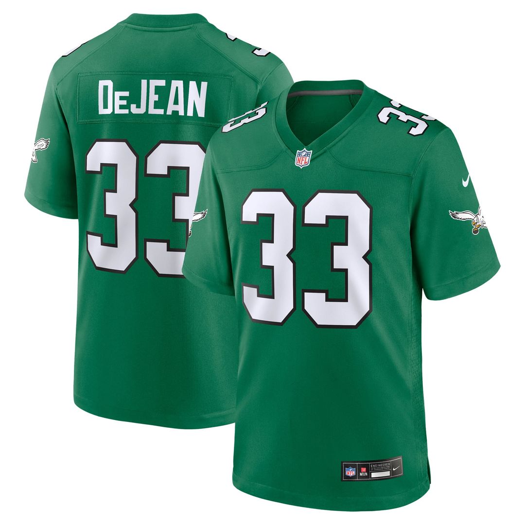 Philadelphia Eagles Cooper DeJean Nike White Game Jersey product image 13, provided for visual reference and product detail