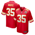 Kansas City Chiefs Christian Okoye Nike Red Game Retired Player Jersey product image 1, provided for visual reference and