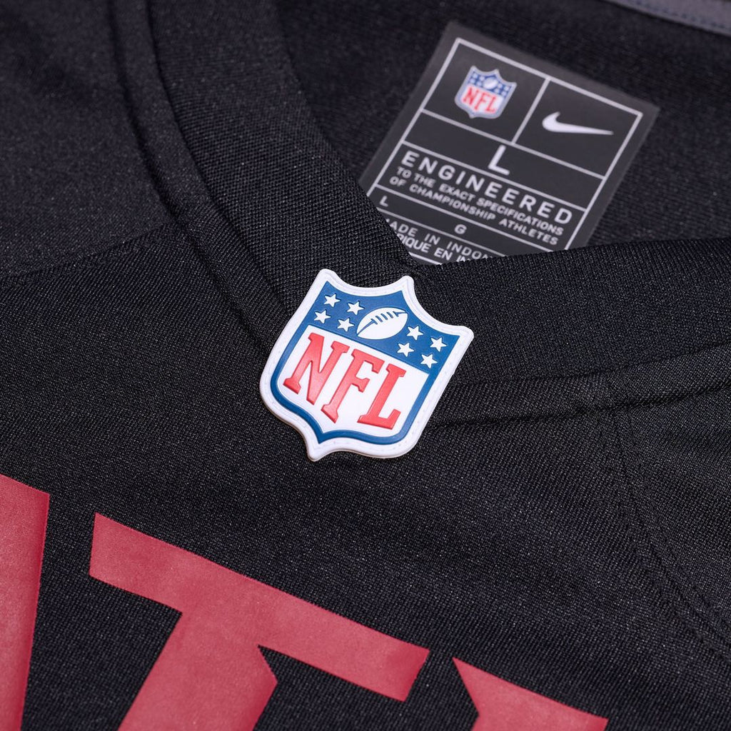 Atlanta Falcons Brandon Dorlus Nike Black Team Game Jersey product image 4, provided for visual reference and product detail