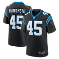 Carolina Panthers Maema Njongmeta Nike Black Game Jersey product image 1, provided for visual reference and product detail