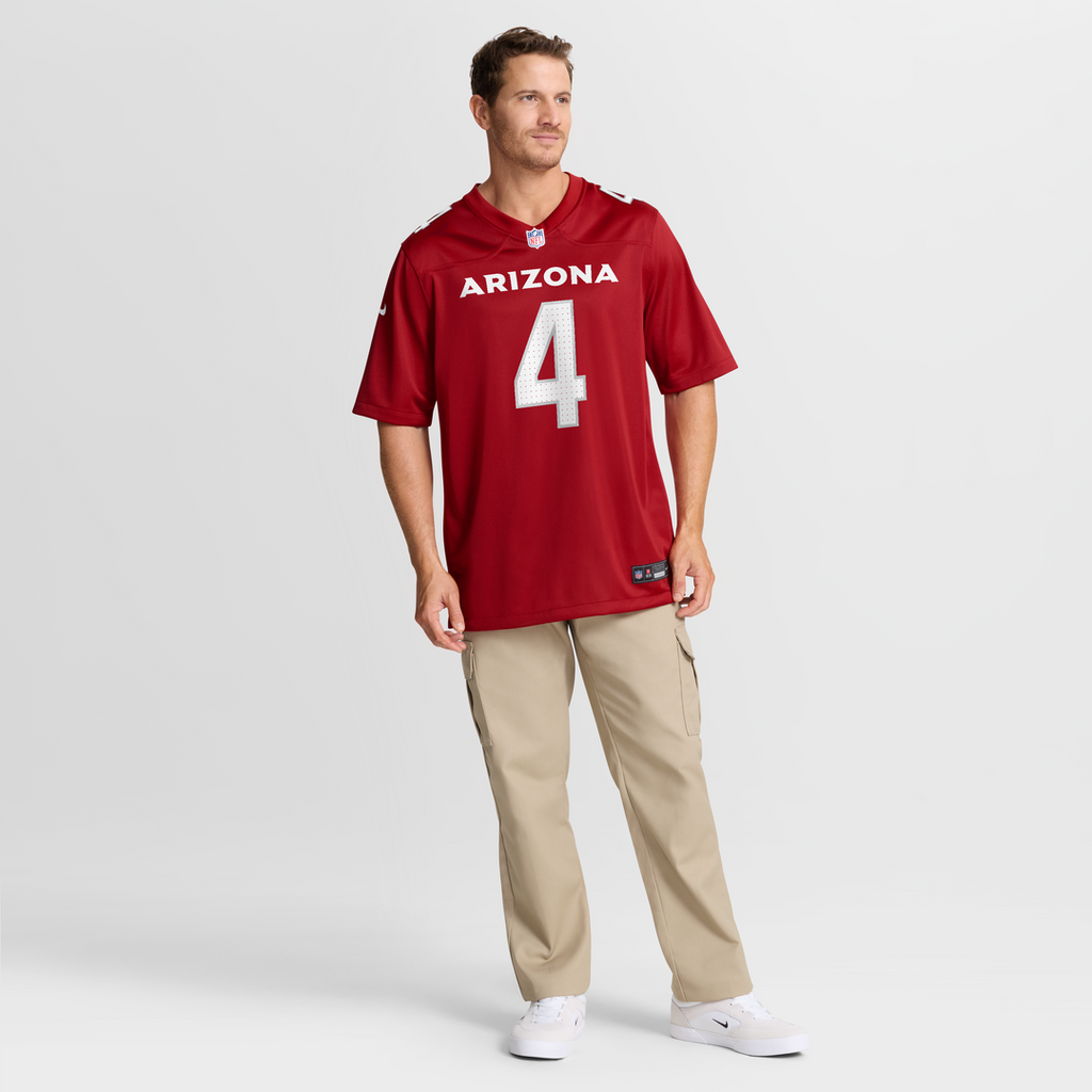 Arizona Cardinals Jeremiyah Love Nike White Game Player Jersey product image 8, provided for visual reference and product