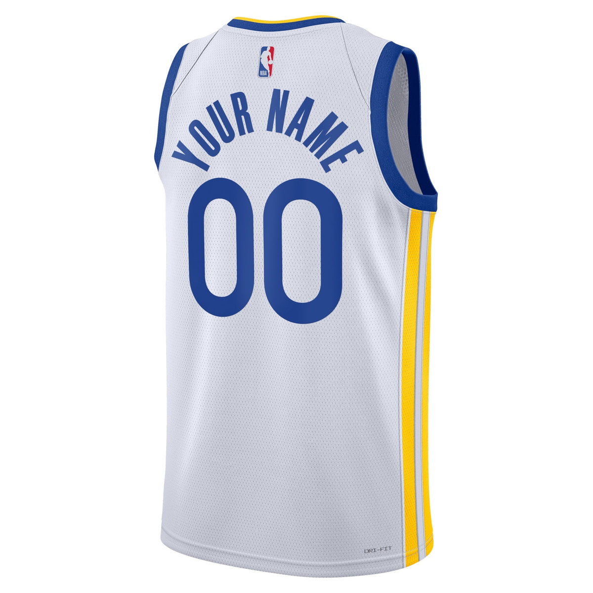 Golden State Warriors Nike Association Swingman Jersey - Custom - Unisex product image 3, provided for visual reference and