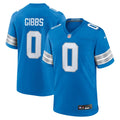 Detroit Lions Jahmyr Gibbs Nike Blue Game Player Jersey product image 1, provided for visual reference and product detail