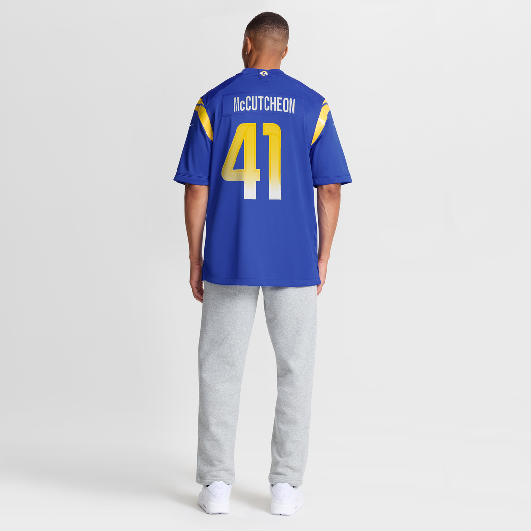 Los Angeles Rams Cameron McCutcheon Nike Royal Game Jersey product image 8, provided for visual reference and product detail