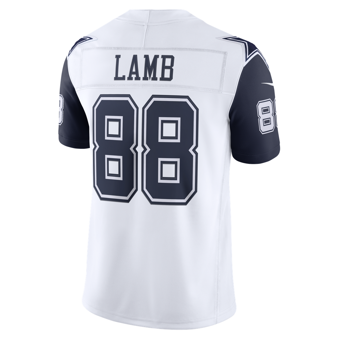 Dallas Cowboys CeeDee Lamb Nike White Alternate Vapor F.U.S.E. Stitched Limited Jersey product image 6, provided for visual