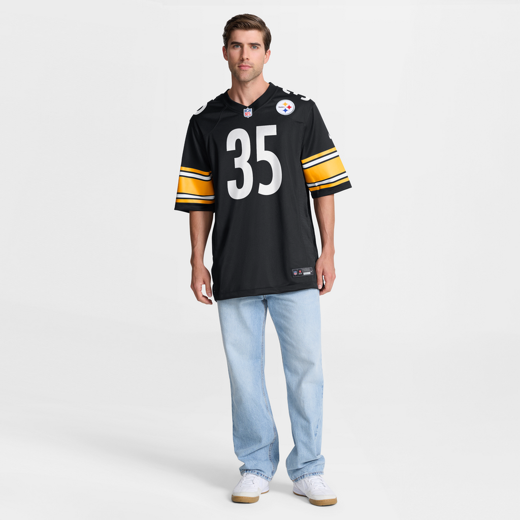 Pittsburgh Steelers Jamel Dean Nike Black Team Game Jersey product image 4, provided for visual reference and product detail
