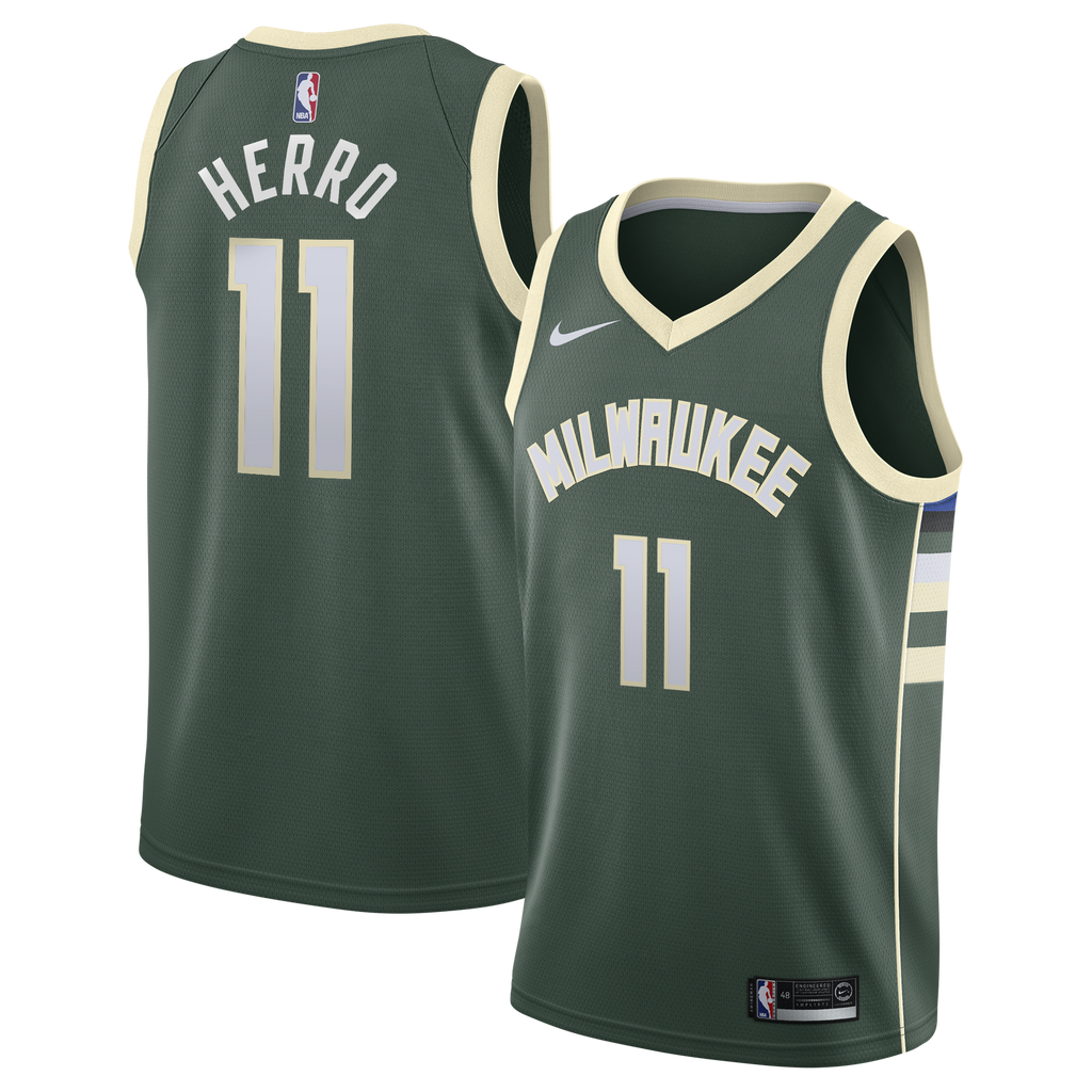 Milwaukee Bucks Nike Icon Edition Swingman Jersey - Hunter product image 2