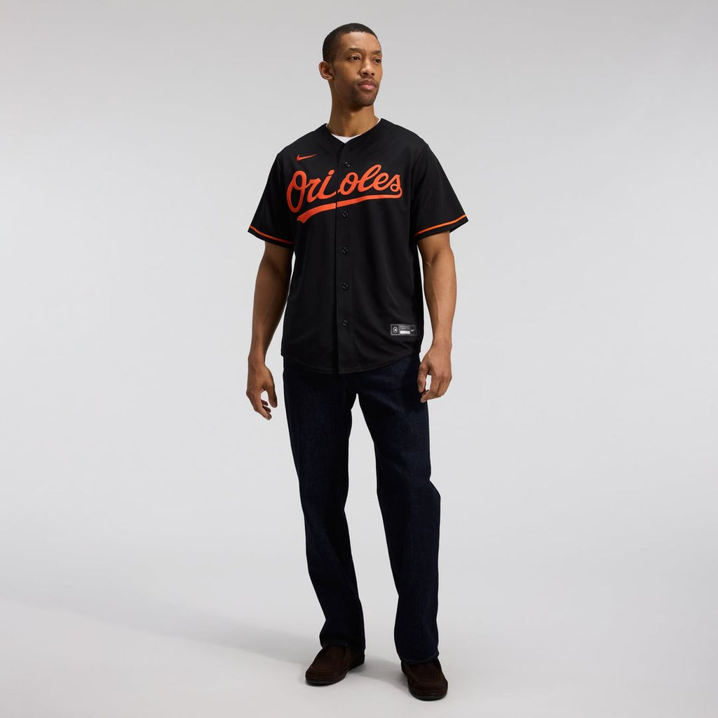 Baltimore Orioles Nike Black Alternate Replica Team Jersey product image 14, provided for visual reference and product