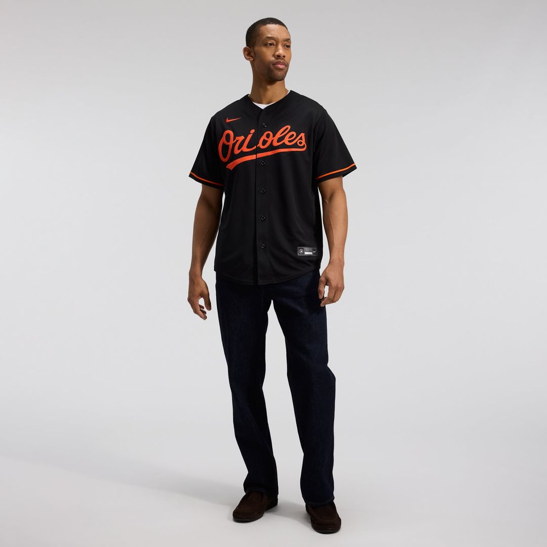 Baltimore Orioles Nike Black Alternate Replica Team Jersey product image 14, provided for visual reference and product