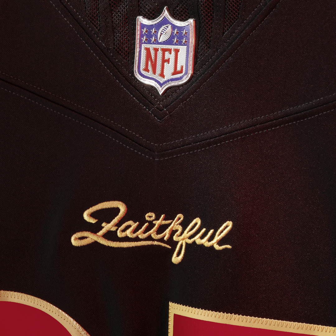 San Francisco 49ers The Faithful Nike Black Rivalries Collection Stitched Limited Jersey product image 11, provided for