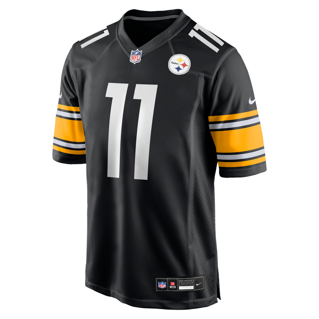 Pittsburgh Steelers Michael Pittman Jr. Nike Black Game Jersey product image 2, provided for visual reference and product