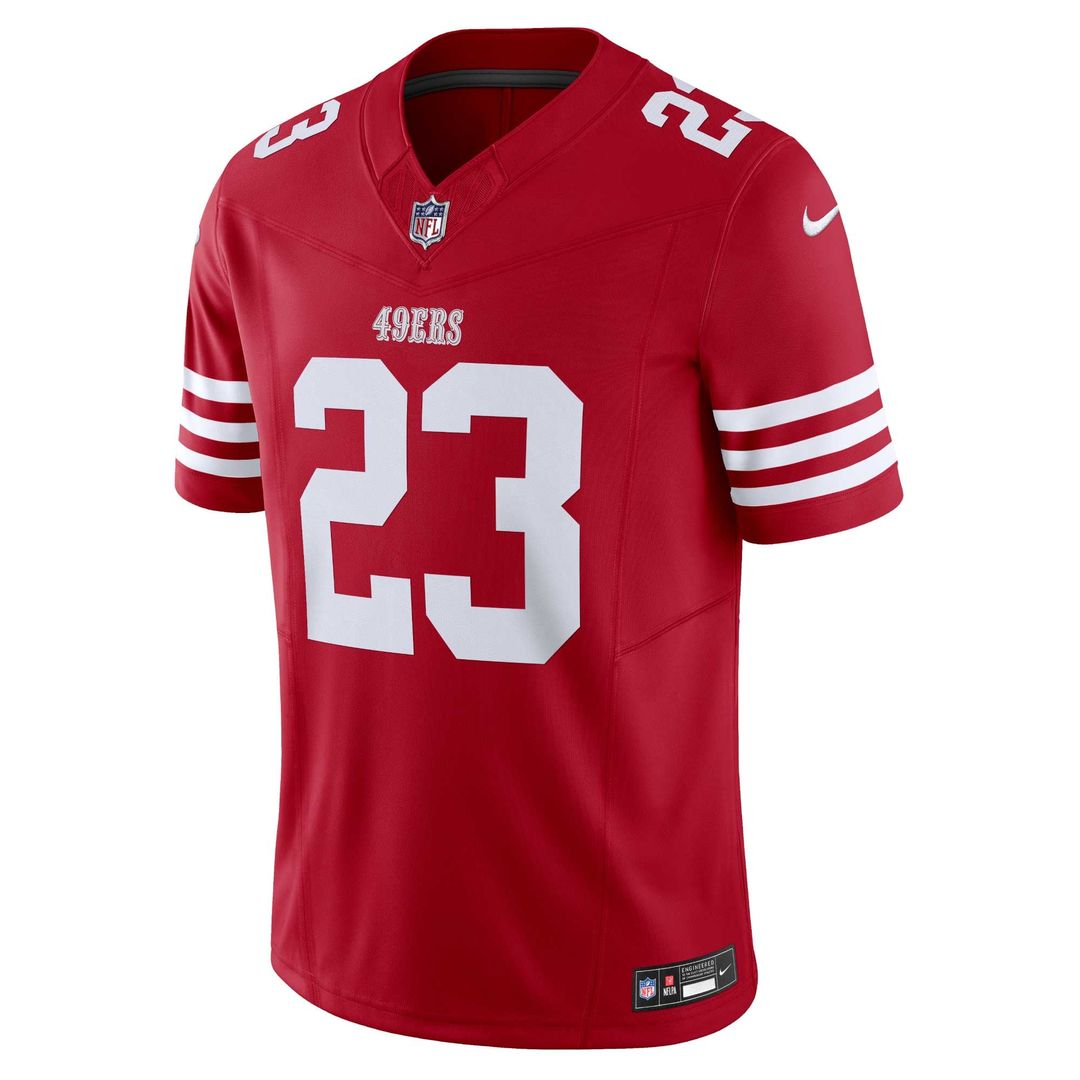 San Francisco 49ers Christian McCaffrey Nike White Vapor F.U.S.E. Limited 2nd Alternate Jersey product image 22, provided