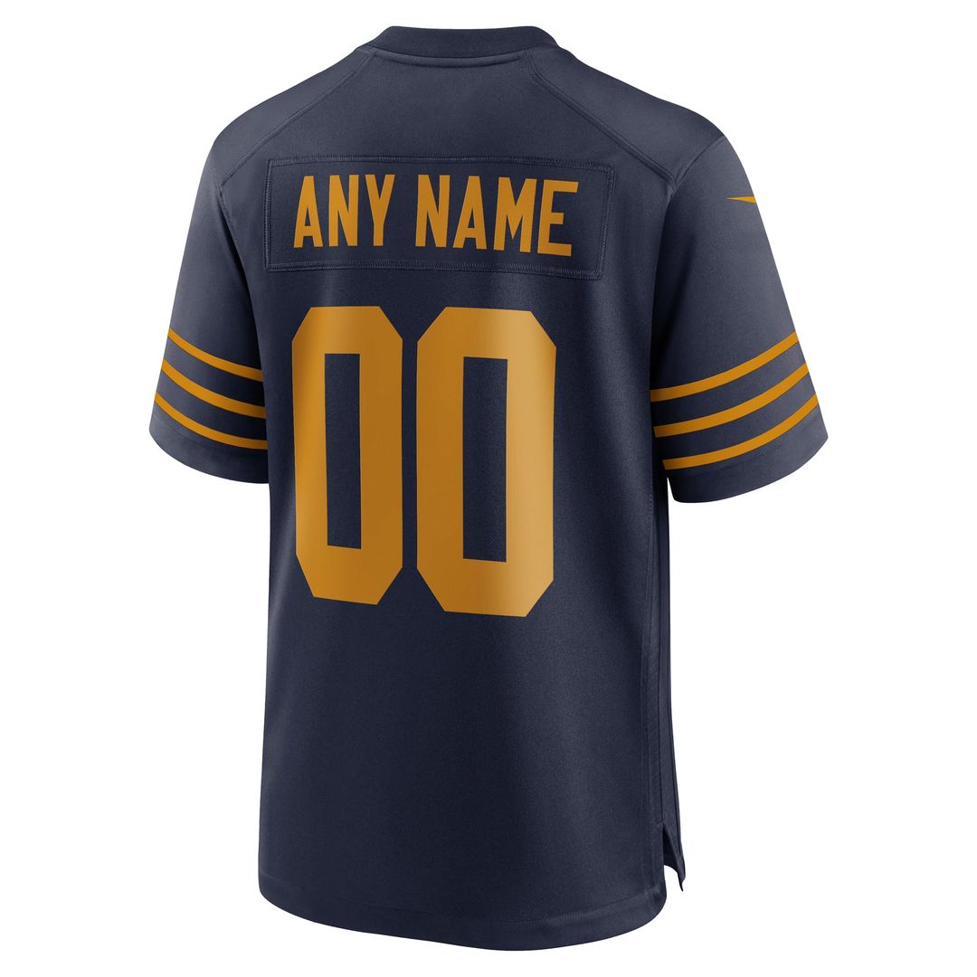 Green Bay Packers Nike Navy The 1923 Classic Game Custom Jersey product image 3, provided for visual reference and product
