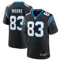 Carolina Panthers David Moore Nike Black Game Jersey product image 1, provided for visual reference and product detail review