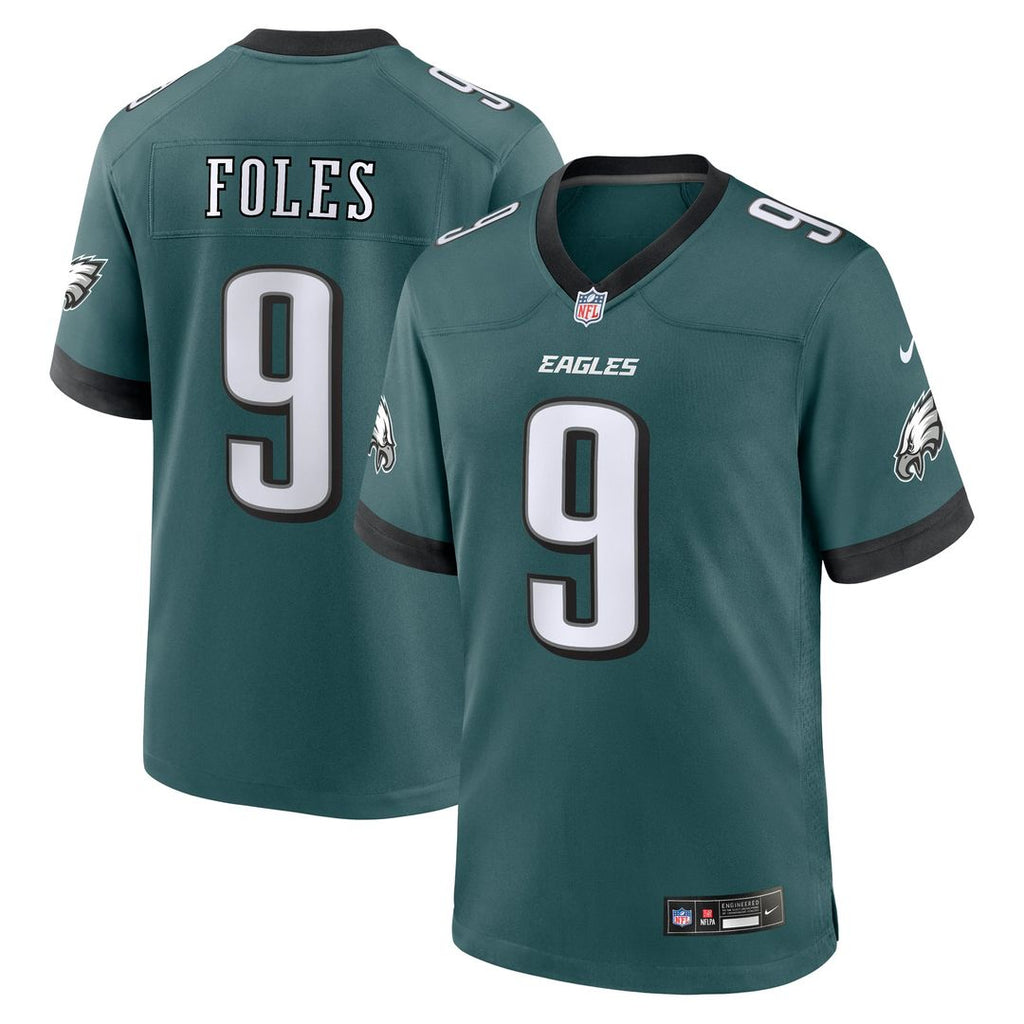 Philadelphia Eagles Nick Foles Nike Midnight Green Team Retired Player Game Jersey product image 1, provided for visual