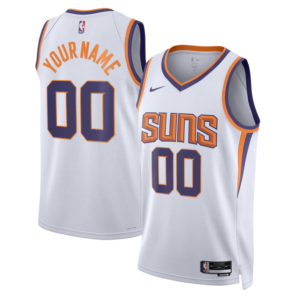 Phoenix Suns Nike Association Swingman Jersey - Custom - Unisex product image 1, provided for visual reference and product
