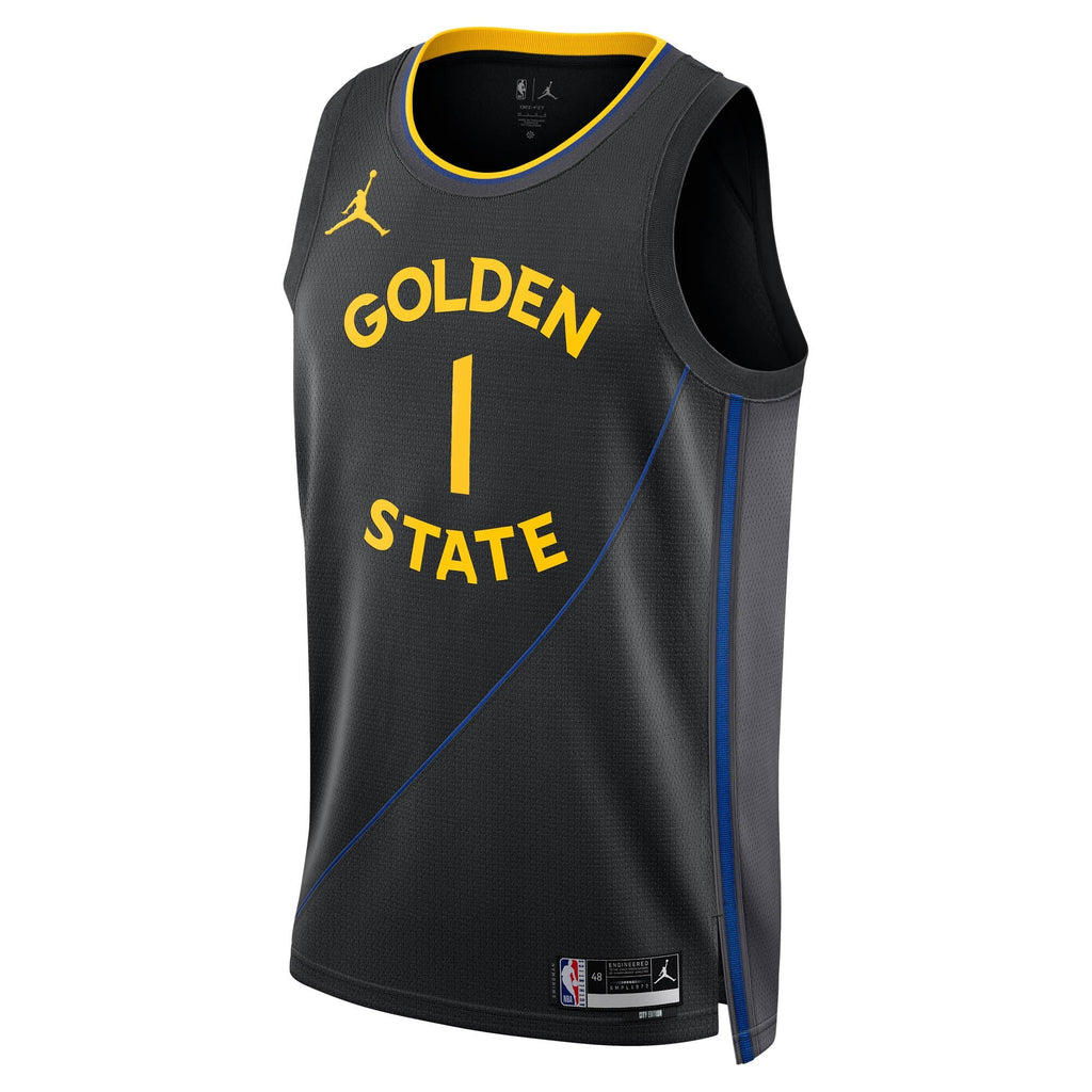 Golden State Warriors Jordan Brand 2024/25 Statement Edition Swingman Jersey - Black - Jonathan Kuminga - Unisex product