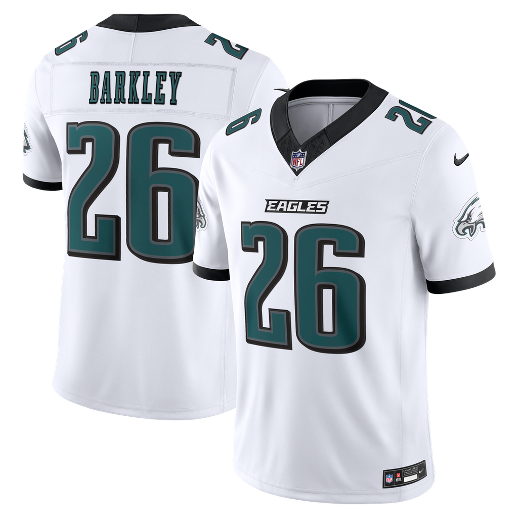 Philadelphia Eagles Saquon Barkley Nike Kelly Green Alternate Vapor F.U.S.E. Stitched Limited Jersey product image 7,