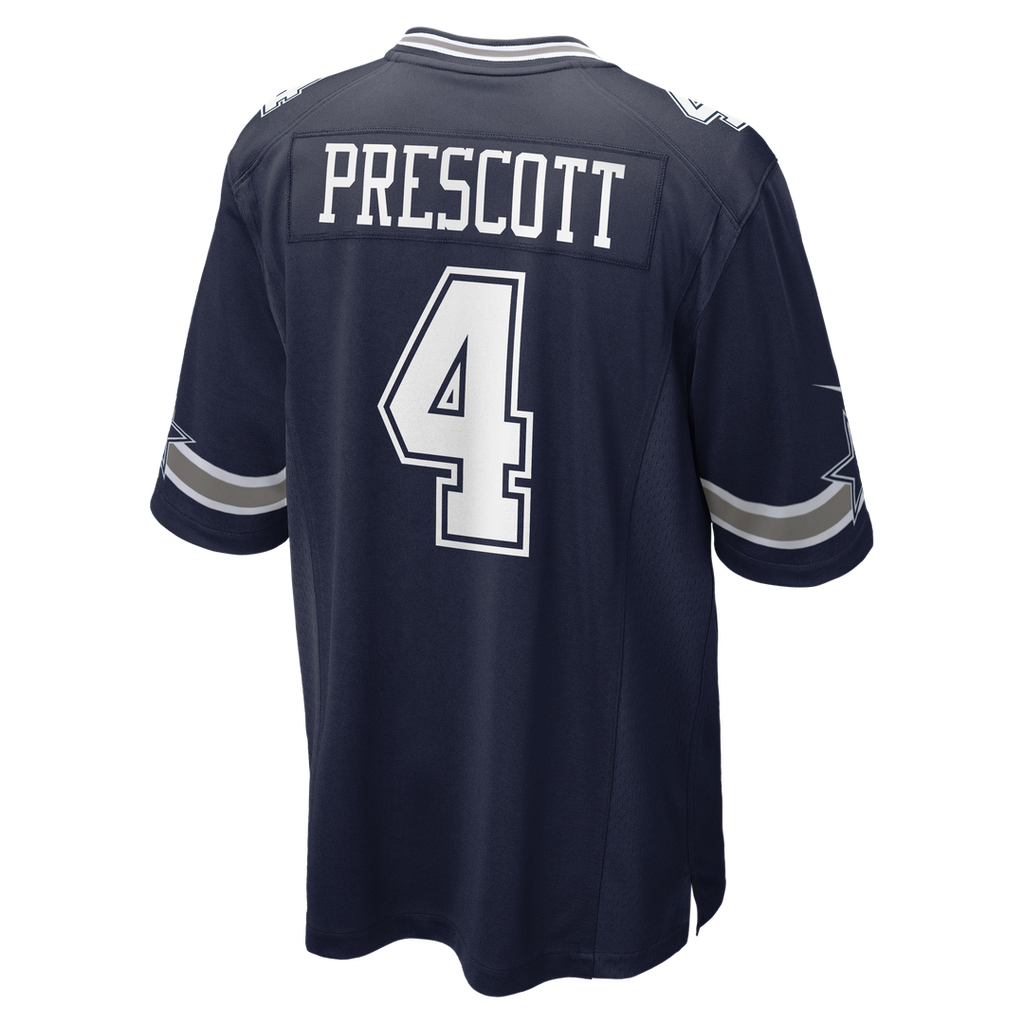 Dallas Cowboys Dak Prescott Nike White Game Team Jersey product image 9, provided for visual reference and product detail