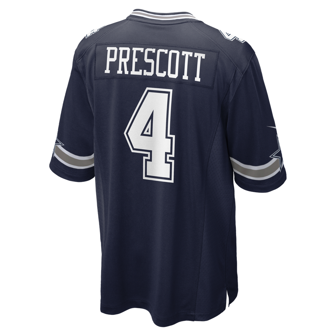 Dallas Cowboys Dak Prescott Nike White Game Team Jersey product image 9, provided for visual reference and product detail