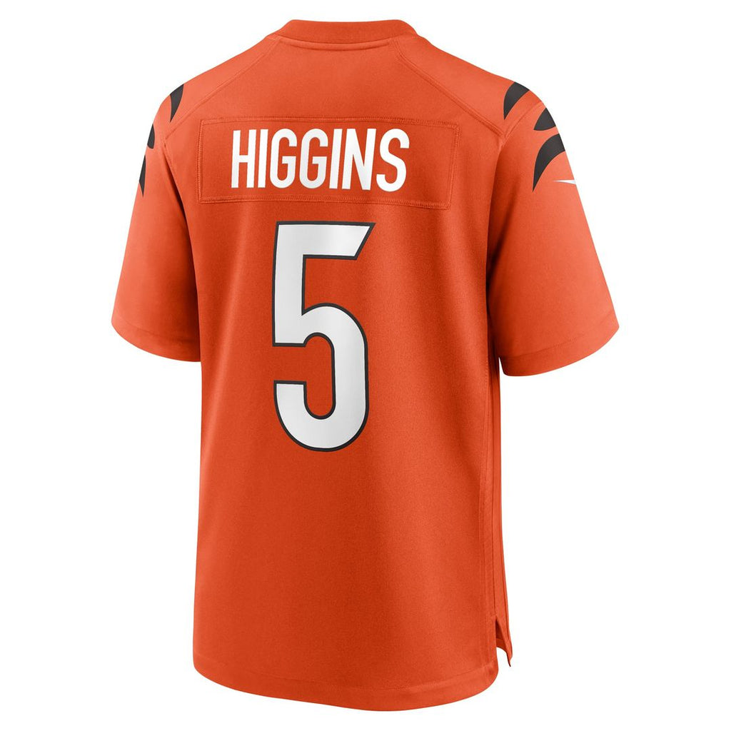 Cincinnati Bengals T-Shirt Higgins Nike White Game Jersey product image 17, provided for visual reference and product detail
