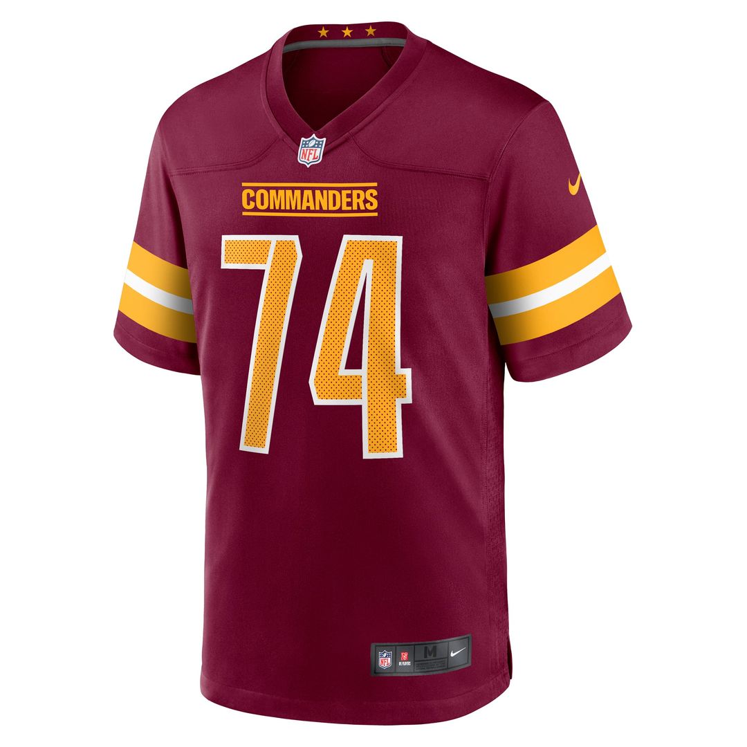 Washington Commanders Brandon Coleman Nike Burgundy Game Jersey product image 2, provided for visual reference and product