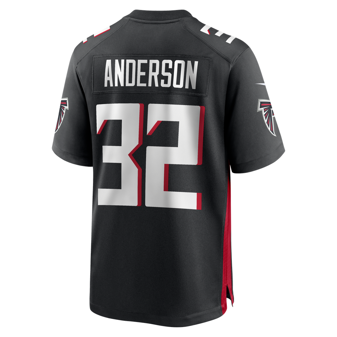 Atlanta Falcons Jamal Anderson Nike Black Game Retired Player Jersey product image 3, provided for visual reference and