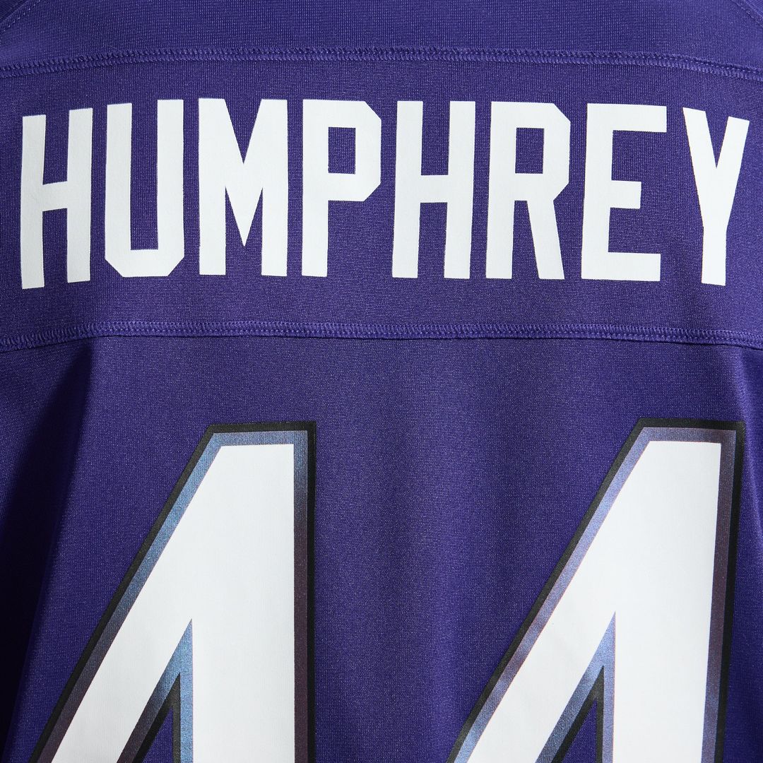 Baltimore Ravens Marlon Humphrey Nike Purple Team Game Jersey product image 12, provided for visual reference and product
