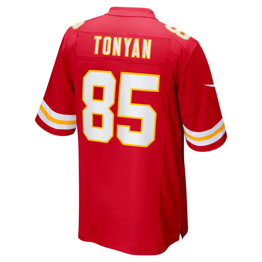 Kansas City Chiefs Robert Tonyan Nike Red Team Game Jersey product image 3, provided for visual reference and product detail