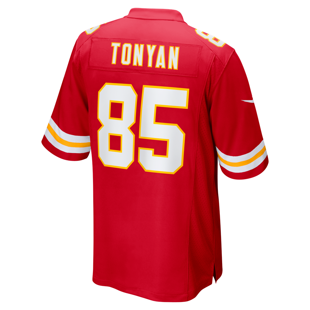Kansas City Chiefs Robert Tonyan Nike Red Team Game Jersey product image 3, provided for visual reference and product detail