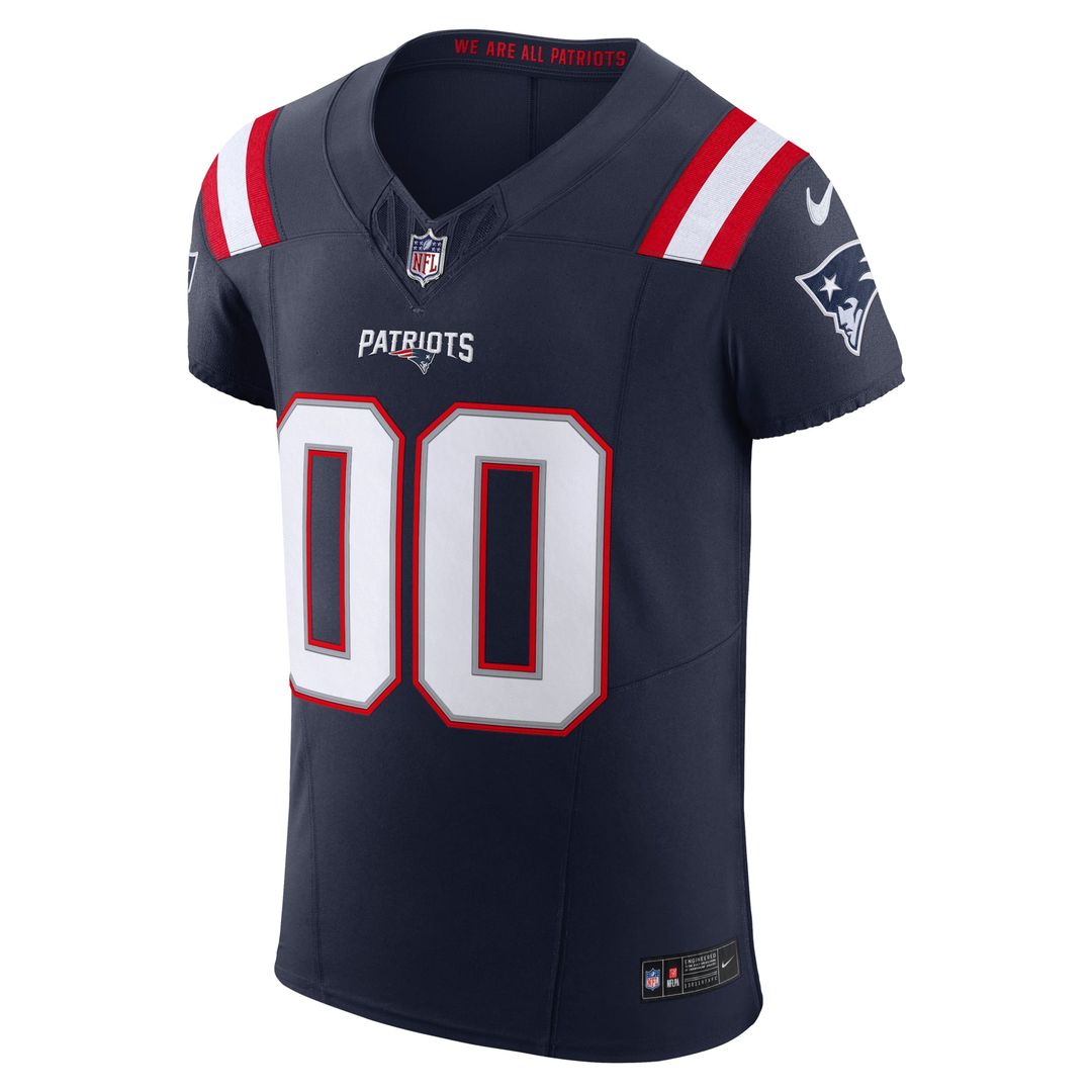 New England Patriots Nike Navy Vapor F.U.S.E. Elite Custom Jersey product image 2, provided for visual reference and product
