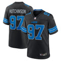 Detroit Lions Aidan Hutchinson Nike Black 2nd Alternate Game Jersey product image 1, provided for visual reference and