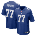 New York Giants Daniel Faalele Nike Royal Team Game Jersey product image 1, provided for visual reference and product detail