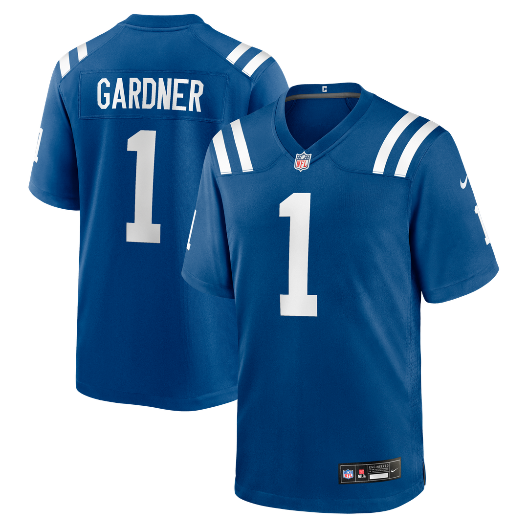 Indianapolis Colts Ahmad Sauce Gardner Nike Royal Team Game Jersey product image 9, provided for visual reference and