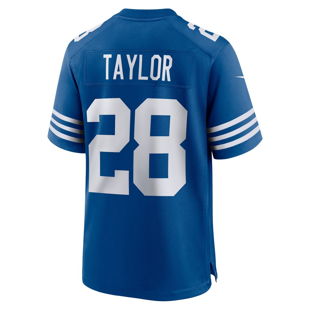 Indianapolis Colts Jonathan Taylor Nike White Player Game Jersey product image 9, provided for visual reference and product