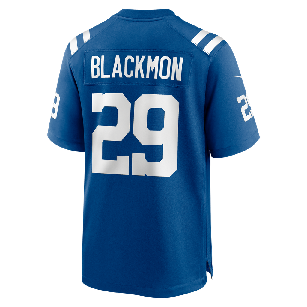 Indianapolis Colts Mekhi Blackmon Nike Royal Team Game Jersey product image 3, provided for visual reference and product