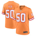 Tampa Bay Buccaneers Vita Vea Nike Orange Throwback Game Jersey product image 1, provided for visual reference and product