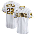 San Diego Padres Fernando Tatis Jr. Nike White Home Elite Jersey product image 1, provided for visual reference and product