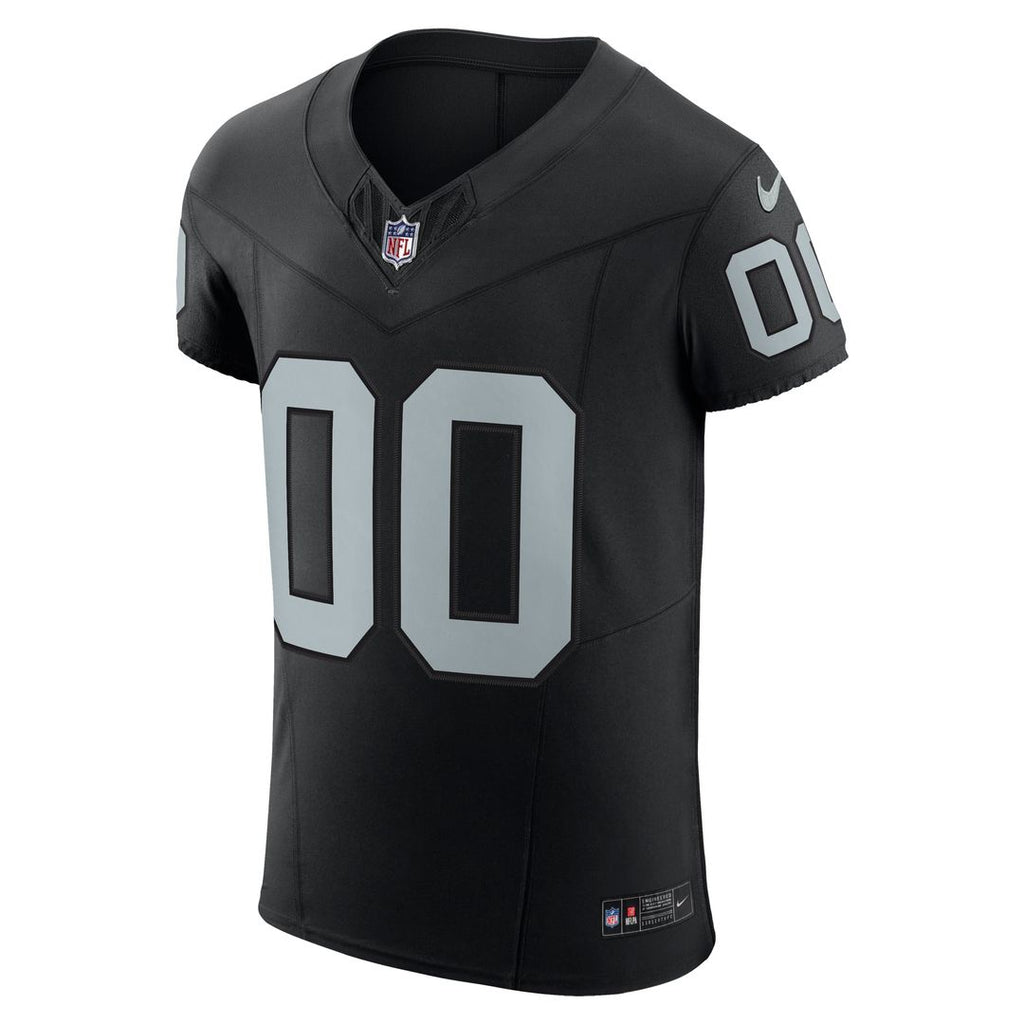 Las Vegas Raiders Nike Black Vapor F.U.S.E. Elite Custom Jersey product image 2, provided for visual reference and product