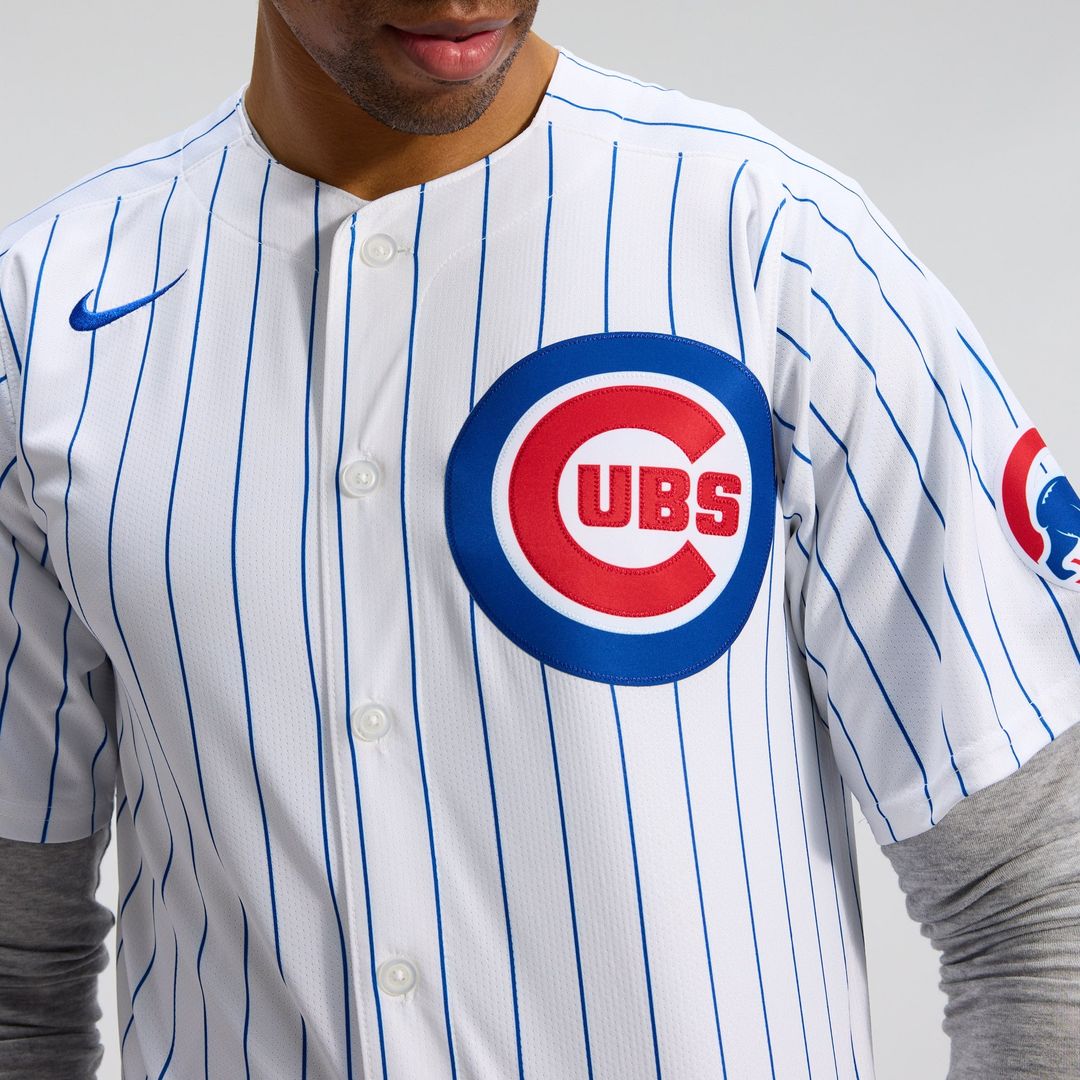 Chicago Cubs Dansby Swanson Nike White Home Limited Player Jersey product image 9, provided for visual reference and product