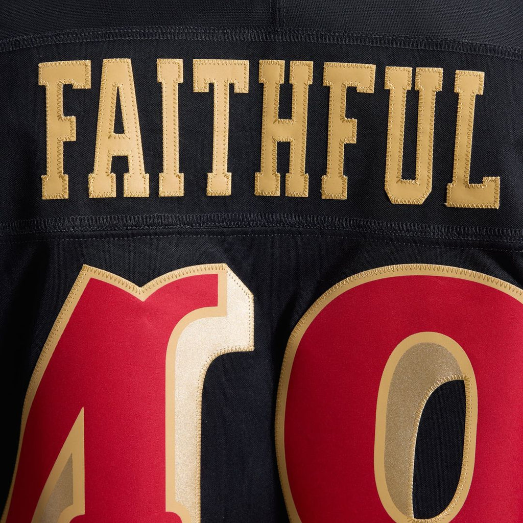 San Francisco 49ers The Faithful Nike Black Rivalries Collection Stitched Limited Jersey product image 14, provided for