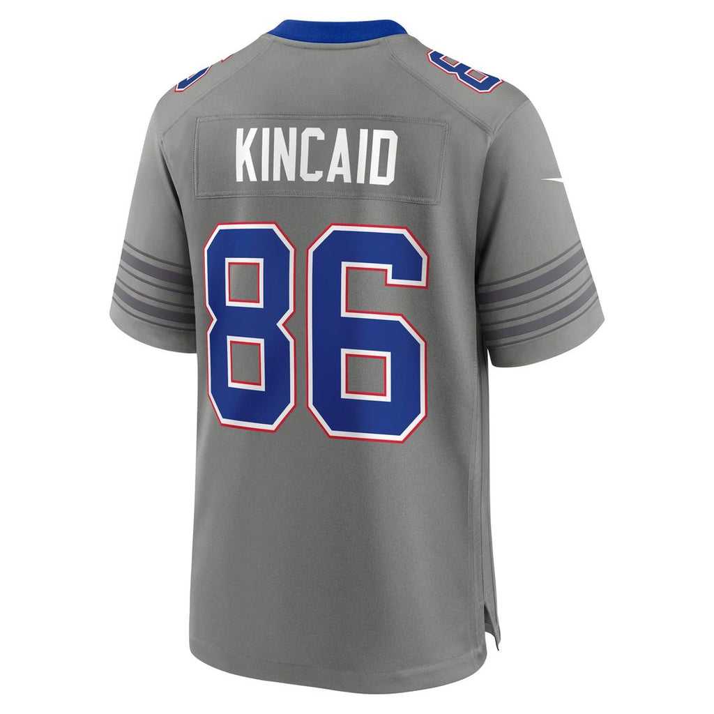Buffalo Bills Dalton Kincaid Nike Gray Nickel City Game Jersey product image 6, provided for visual reference and product