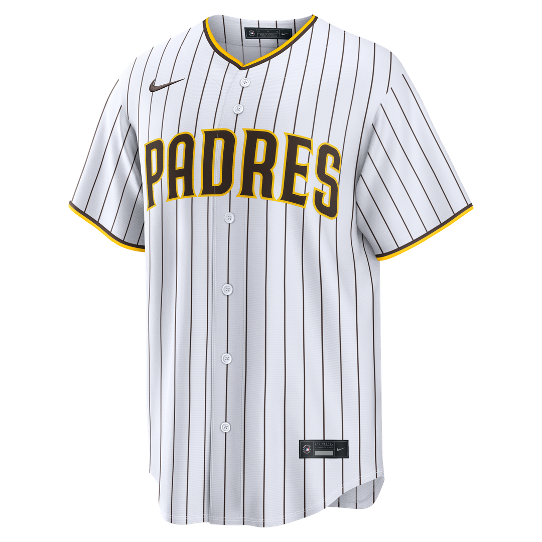 San Diego Padres Hunter Stratton Nike White Home Replica Jersey product image 4, provided for visual reference and product