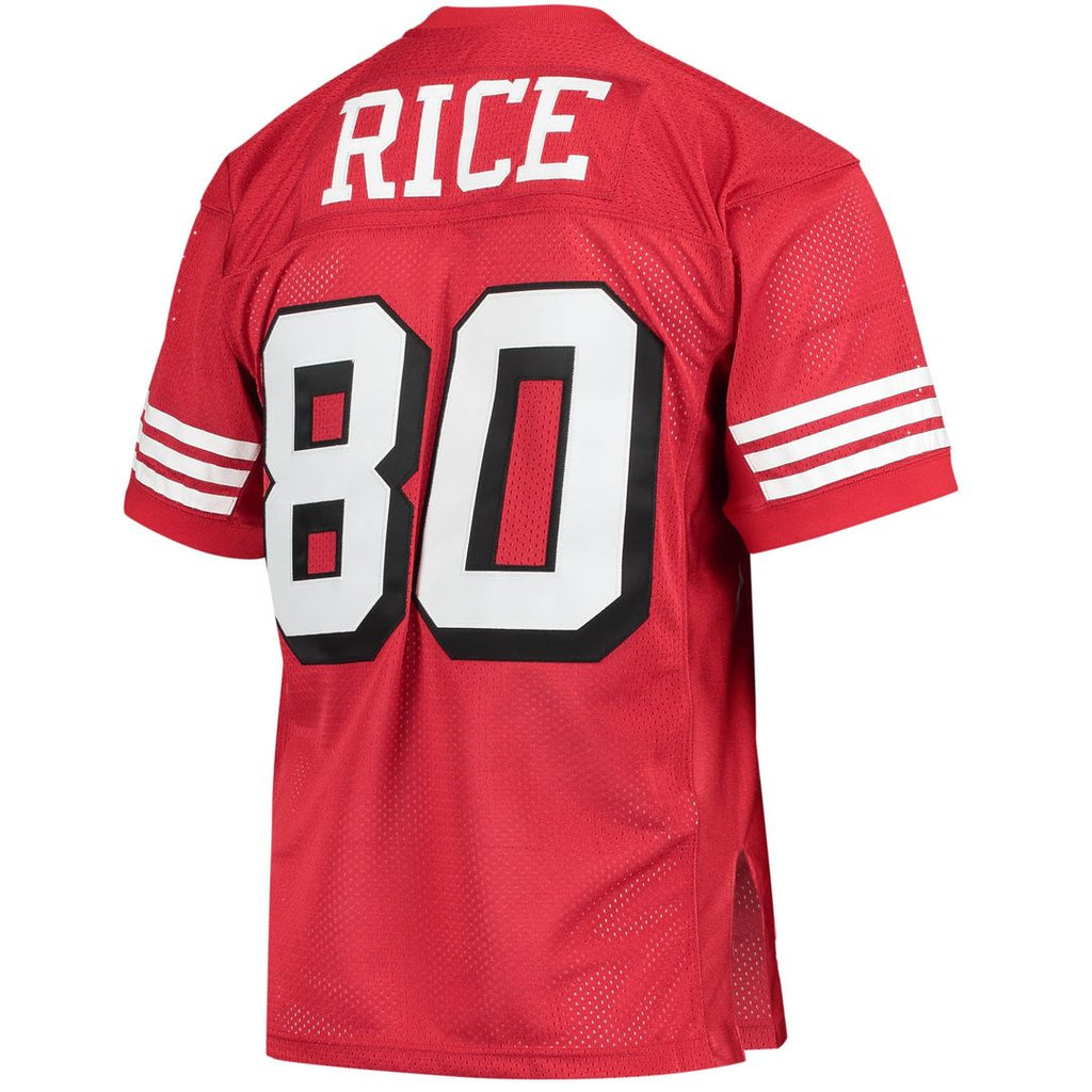 San Francisco 49ers 1994 Jerry Rice Mitchell & Ness Scarlet Authentic Throwback Retired Player Jersey product image 3,