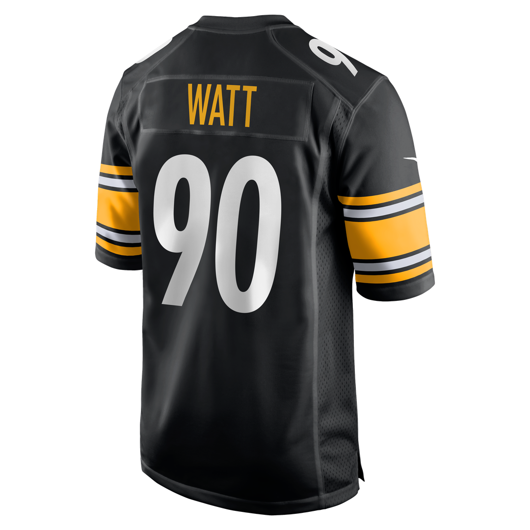 Pittsburgh Steelers T.J. Watt Nike Black Game Jersey product image 3, provided for visual reference and product detail review