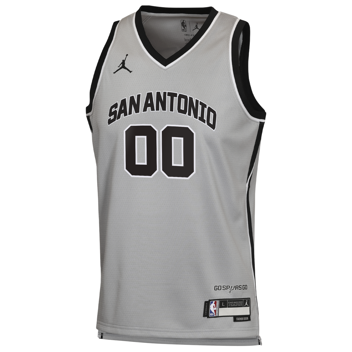 San Antonio Spurs Jordan Statement Jersey - Custom - Unisex product image 3, provided for visual reference and product