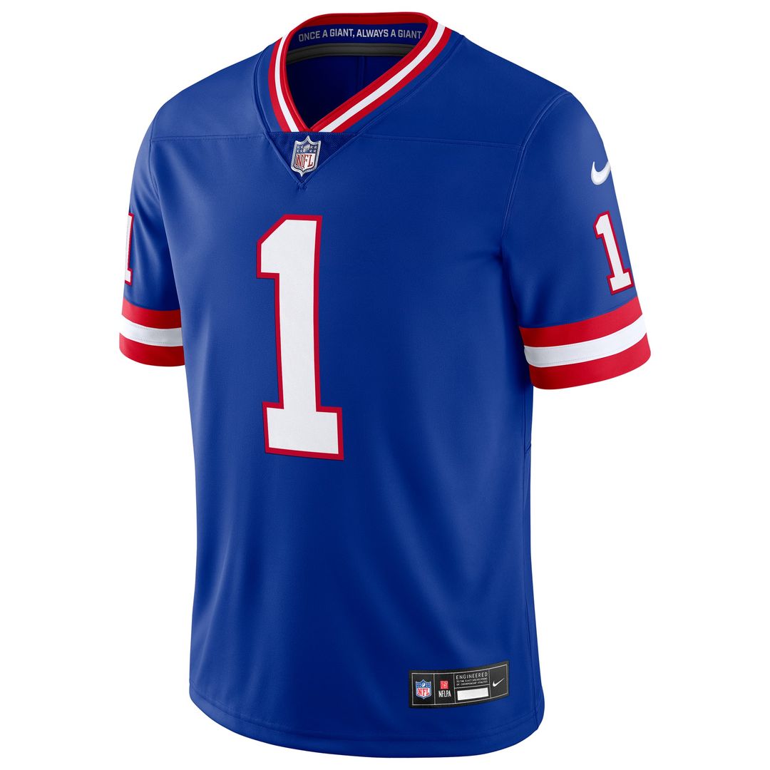 New York Giants Malik Nabers Nike Royal Alternate 2 Legacy Vapor Untouchable Limited Jersey product image 2, provided for