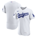 Los Angeles Dodgers Nike White Home Sponsor Patch Authentic Jersey product image 1, provided for visual reference and