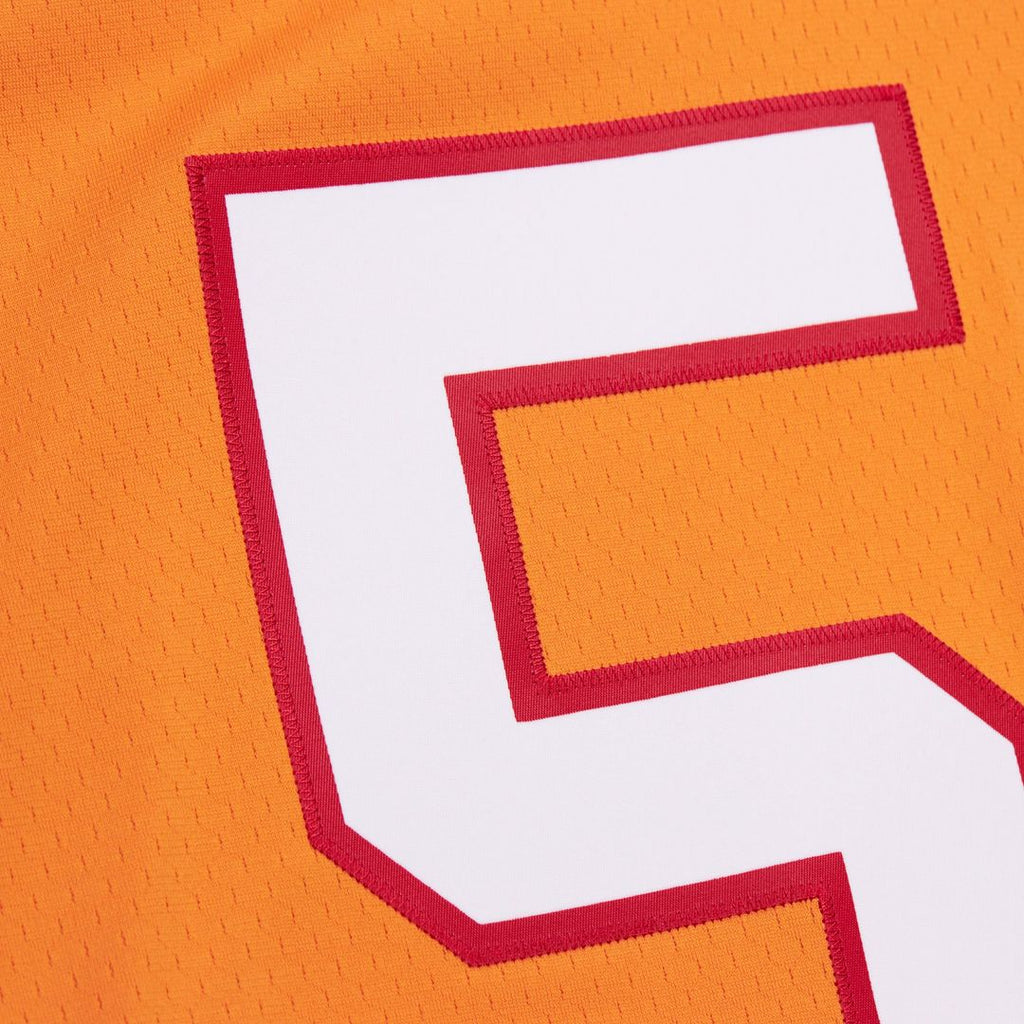 Tampa Bay Buccaneers Hardy Nickerson Mitchell & Ness Orange 1993 Legacy Replica Jersey product image 4, provided for visual