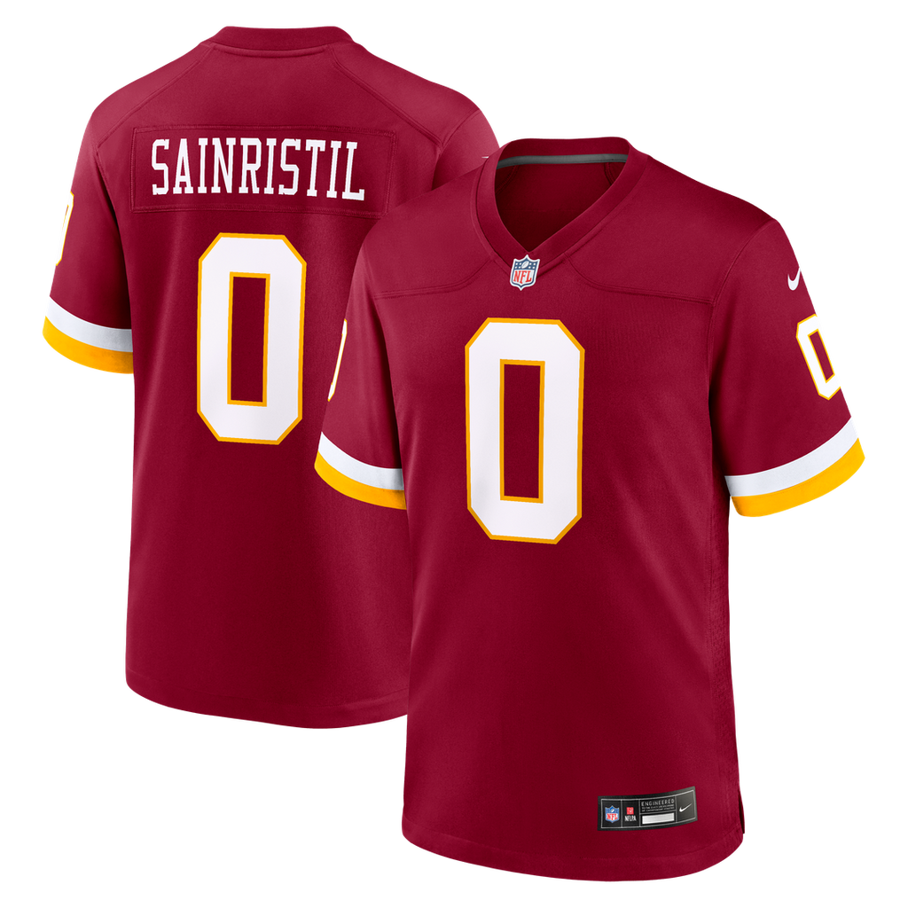 Washington Commanders Mike Sainristil Nike White Game Super Bowl Era Jersey product image 22, provided for visual reference